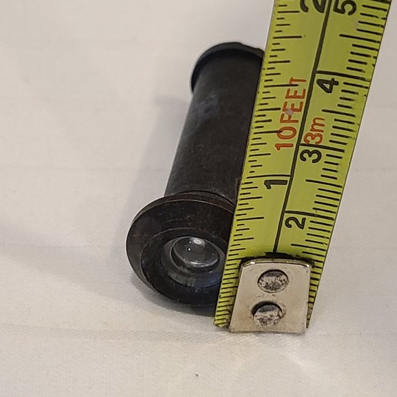 Vintage Bronze Finish Door Viewer Peephole - New in box - Picture 6 of 8